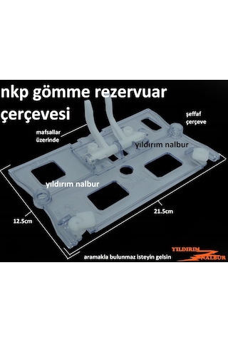 Nkp Gömme Rezervuar Çerçevesi Şeffaf Küçük Boy İç Takım Çerçeve M Nkp Gömme Rezervuar Çerçevesi Şeffaf Küçük Boy İç Takım Çerçeve M