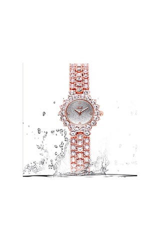 Sones Curren Casual Çelik Kayışlı Kadın Saati Altın Beyaz