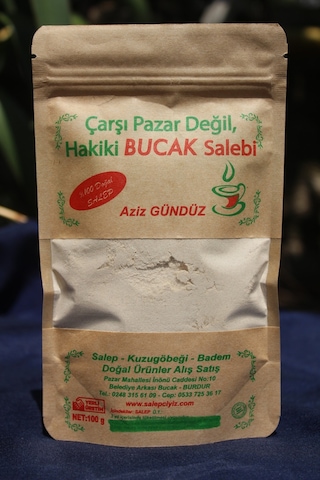 Doğal Bucak Salebi Aziz Gündüz Meşhur Bucak Salebi 100 G