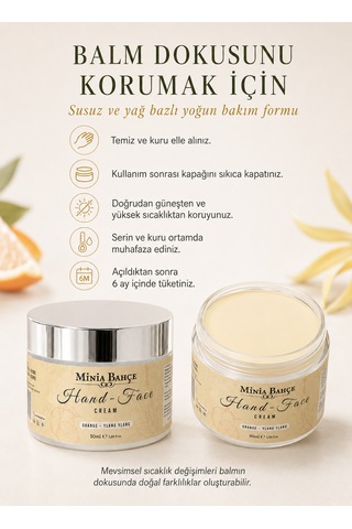 Minia Bahçe Portakal & Ylang Ylang El ve Yüz Kremi 50 ML