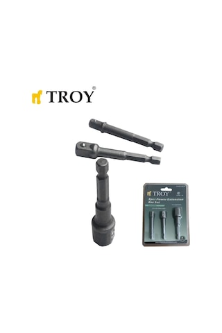 Troy 26132 Lokma Adaptör Seti. 3 Parça