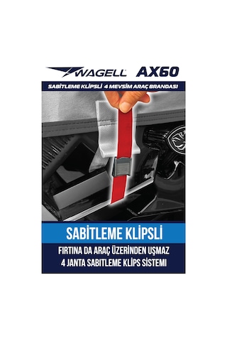 Toyota Auris 2013-2016 -ax60 Klipsli Araba Brandası - Oto Çadır Örtü