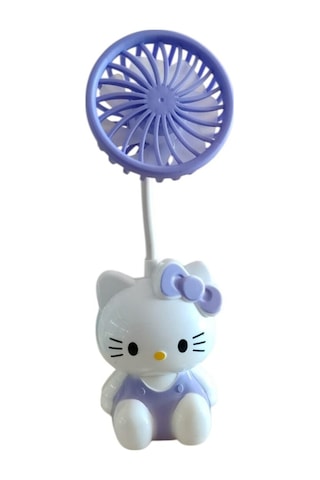 Hello Kity Masa Üzeri Fan Usbli Kablosusuz Çalışma 20 Cm
