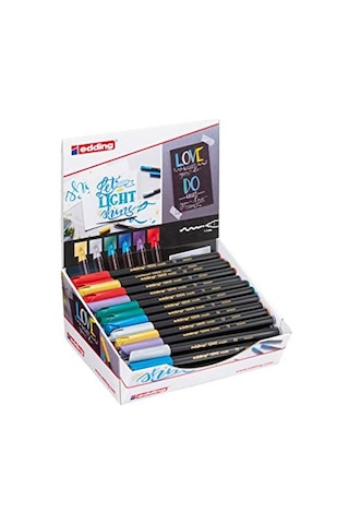 4 51151 Keçeli Ekran 1200 Metalik Color Pen, 50 Parça, Karton