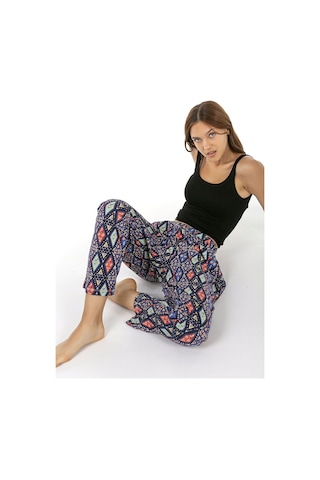 Vishenka Modal Büyük Beden Kadın Penye Pijama Altı Çok Renkli
