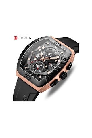 Curren 8443 Quartz Kol Saati-orjinal Kutusunda Siyah Gold