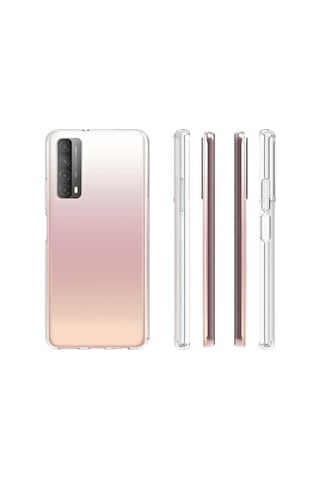 Huawei P Smart 2021 Kılıf Zore Süper Silikon Kapak Renksiz