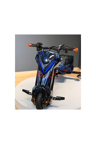 36v 350w Elektrikli Drift Scooter 3 Hızlı 25 Km/h 100 Kg Taşıma Kapasiteli Gümüş Gümüş