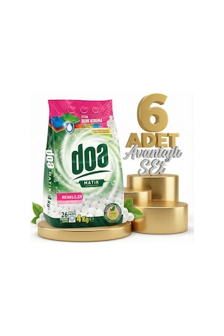 Doa Matik Deterjan Renkliler 6x4 Kg