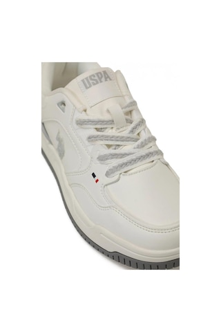 U.s. Polo Assn. 6p Zelda 6fx Beyaz Grı Kadın Sneaker Beyaz