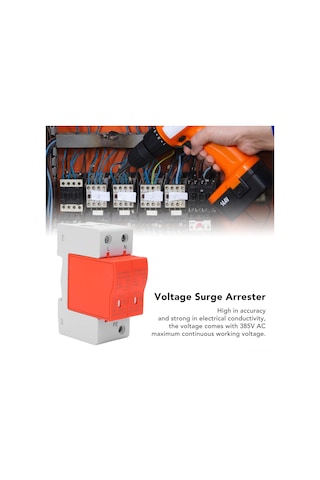 Reedark Evler İçin 2p Flaş Koruyucu, 385v Ac, 20-40ka, Modüler Yapı, Hızlı Tepki, 36mm Ray Montajlı