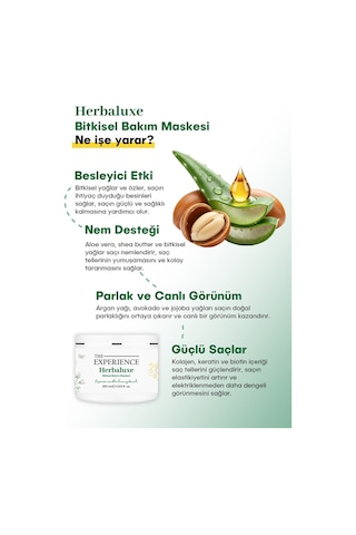 Herbaluxe Bitkisel Bakım Maskesi 350 Ml