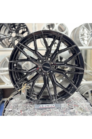 17'' 4x100 Arceo Valencia Glossy Black Jant Modeli
