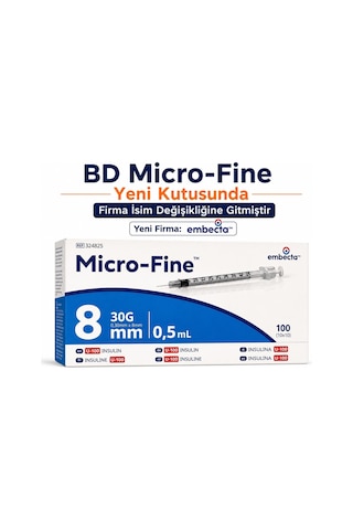 Becton Dickinson Bd Micro-fine Plus 0.5 ml - 100 Adt - 1 Kutu