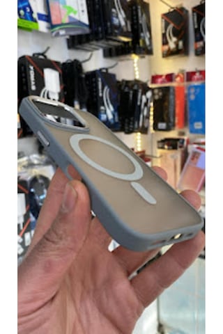 Apple iPhone Uyumlu 16 Pro Kamera Korumalı Mat Magsafe Wireless Şarj Destekli Renkli 45683