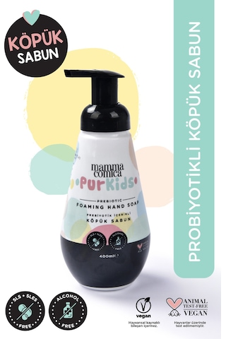 Purkids Prebiotikli Vegan Köpük El Sabun-400ml