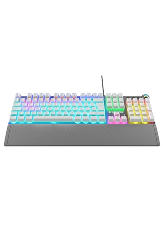Kb-r28 Blade Plus Beyaz Gökkuşağı Tam Türkçe Red Switch Mekanik K