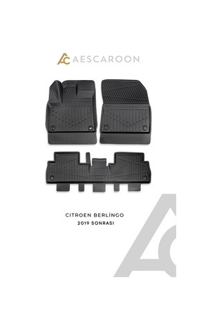 Citroen Berlingo 2018 Sonrası 3d Havuzlu Paspas