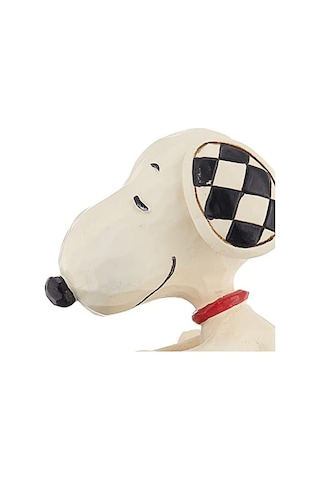 Jim Shore Peanuts Snoopy Yazma Minyatür Heykelcik, 7,5 Cm, Çok Renkli