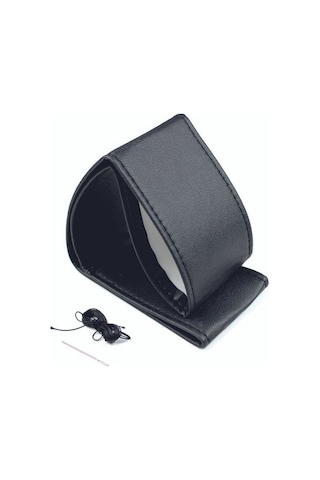 Direksiyon Kılıfı Düz Deri Dikişli Iğne Siyah Dikiş Ipi Siyah