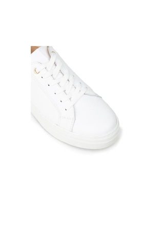 Deery Kadın Hakiki Deri Beyaz Sneaker Ayakkabı - R2571zbyzc01