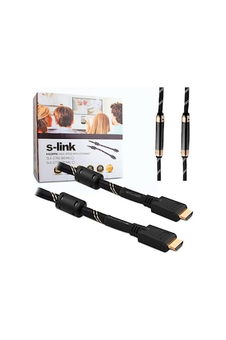 Hdmi Kablo 60 Metre S'link Slx 2760 1.4V Çipsetli Çift Filtre