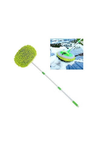 Ergonomik Tasarım Yedek Mikrofiber Bezli Araç Yıkama Mop Seti