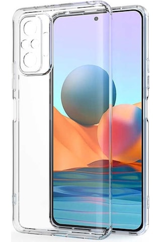 Adige Xiaomi Redmi Note 10 Pro Kılıf Kamera Korumalı Süper Silikon