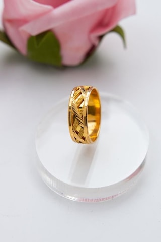 Latif Kuyumculuk 22 Ayar Altın Kalemli Alyans Nişan Yüzüğü Lkyzk1531