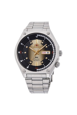 Orıent Ra-aa0b01g39b Kurmalı Otomatik Çelik Gri Siyah Kadran 42 Mm Erkek Kol Saati Metalik Gri