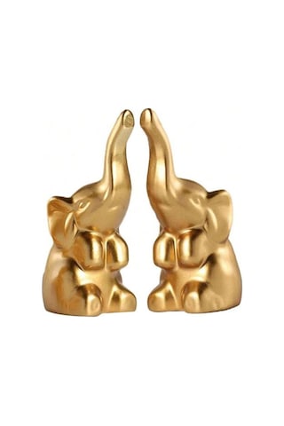 1 Çift Fil Çifti Heykeli Reçine Seven Fil Figürini Masaüstü Fil Heykeli Yüzük Tutucu Kadınlar Çiftler İçin Hediye Ev Dekoru