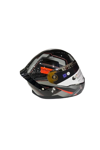 Sway Sw 850 Full Face Kapalı Motosiklet Kaskı Gri - Siyah