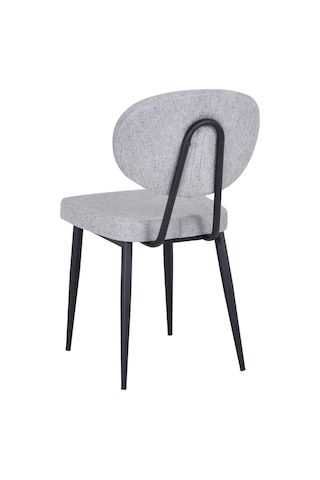 Vilinze Deniz Siyah Metal Ayak Sandalye L-kn-01-siyah Siyah - Açık Gri
