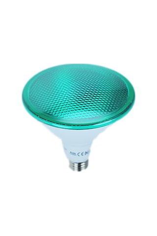Ecolite 8W 220-240V E27 Par38 Yeşil Cam Led Ampul