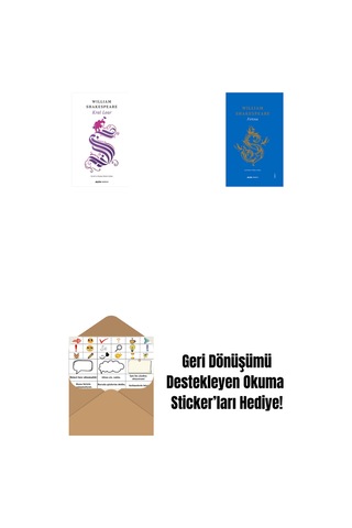 Kral Lear + Bir Yazdönümü Gecesi Rüyası Ciltli + Okuma Sticker'ları