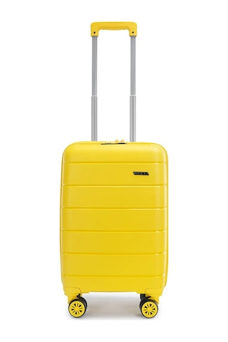 Wexta Wx-pp17 Sarı Orta Boy Polipropılen Valiz Sari