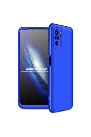 Xiaomi Redmi Note 10s Kılıf Zore Ays Kapak Mavi