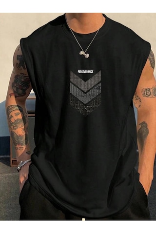 Tarzsokak Perseverance Baskılı Kolsuz Tshirt Erkek Sıfır Kol Giyim Spor Giyim Oversize Siyah Tarzsokak Perseverance Baskılı Kolsuz Tshirt Erkek Sıfır Kol Giyim Spor Giyim Oversize Siyah