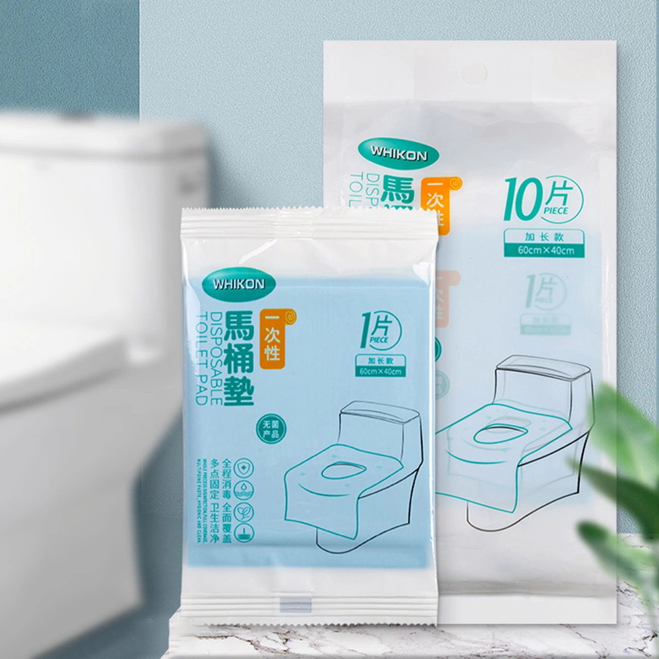 Geeksen Seyahat İçin Tek Kullanımlık Tuvalet Döşemi - Kadınlar Ve Gebeler İçin Su Geçirmez 46x40cm 10 Adet Paket - Ev Ve Seyahat Kullanıma Uygun Kolay Kullanim Diğer