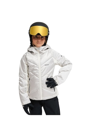 Roxy Snowdrift Girl Çocuk Snowboard Ceketi Sjae Gri