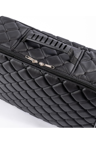 Croc Kc02 Kapitone Kuaför Berber Aksesuar Ekipman Taşıma Çantası Siyah