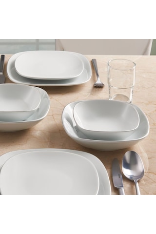 Güral Mimoza 24 Parça 6 Kişilik Yemek Takımı Pırlanta