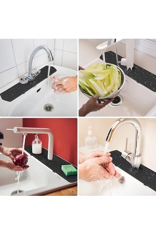 Tongxida Bosphorusboutique Siyah Mutfak Mat, Pe Koruyucuları, Çok Renkli Seçenekler Çok Renkli