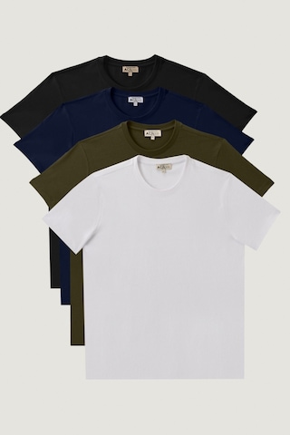 Ac&Co / Altınyıldız Classics Slim Fit 4'Lü Tişört Paket - 547236333 Çok Renkli