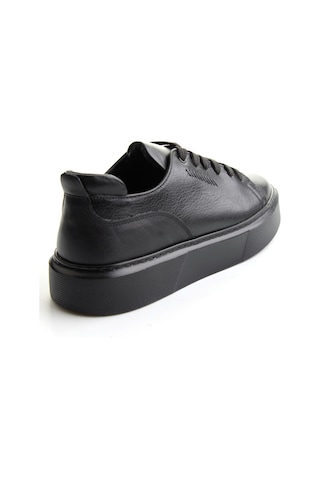 Bambi Siyah Napa Hakiki Deri Erkek Sneaker E01803402443