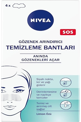 Nivea Gözenek Temizleme Bantları 4'lü