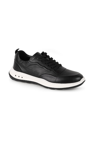 Lbr H1001 Erkek Deri Casual Ayakkabı Siyah