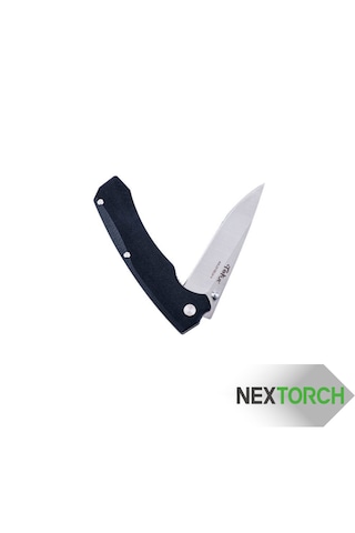 Nextorch Tekut Lk5277 Sandvik 12c27 Çelik G10 Sap Katlanabilir Cep Çakısı Siyah