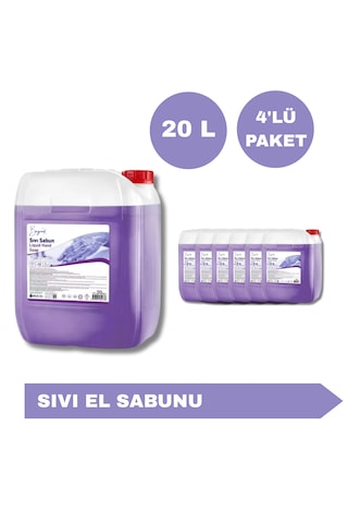 Beginox Akdeniz Çiçekleri Sıvı Sabun 4 x 20 L