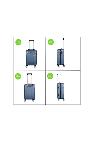 Vegmann Vela Mavi Kabin Boy Valiz Mavi